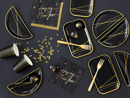 Konfetti Gwiazdki, złoty, 10mm, 30g