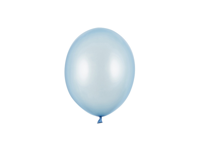 Balony Strong 12cm Metallic Baby Blue - opakowanie