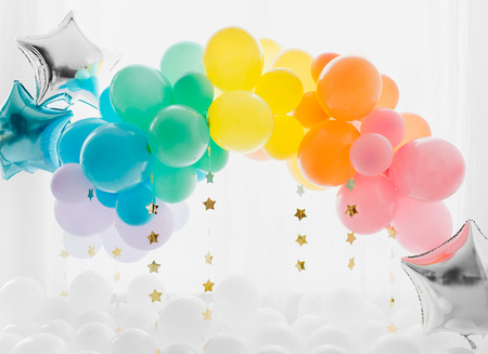 Balony Eco 30cm pastelowe, rumiany różowy (1 op. / 10 szt.)