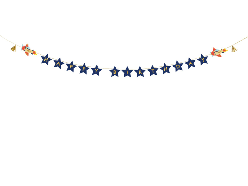 Baner Happy Birthday Samoloty - główny widok