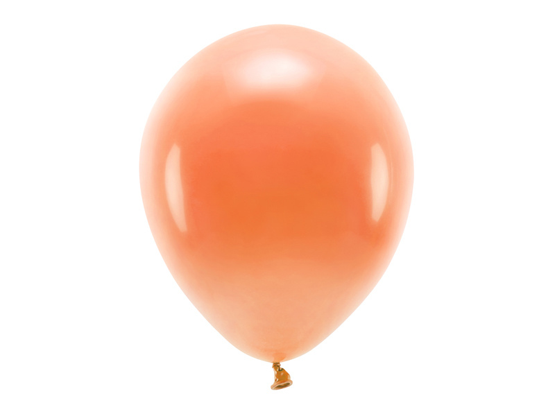 Balony Eco pastelowe pomarańczowe 30 cm - opakowanie 100 sztuk