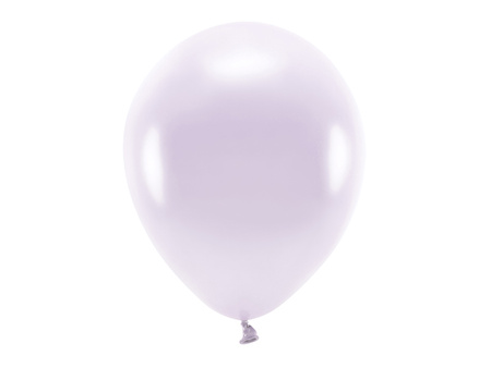 Balony Eco 30cm metalizowane, liliowy (1 op. / 100 szt.)