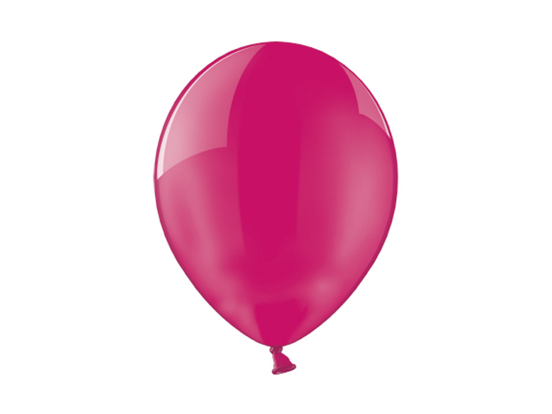 Balony 23cm Crystal Fuchsia opakowanie 100 sztuk