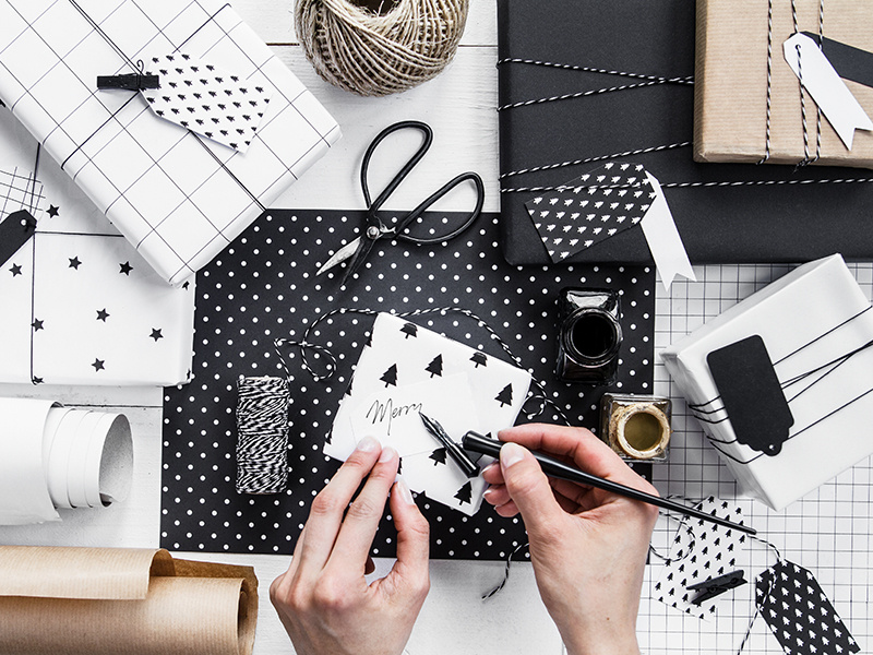 Sznurek piekarski czarny 50m – widok z boku