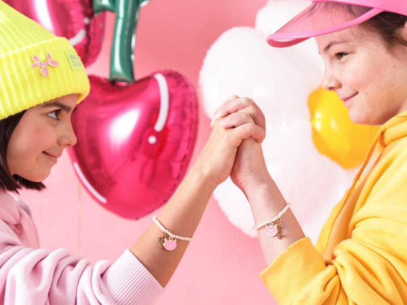 Kartka z bransoletkami Best Friends – całość zestawu