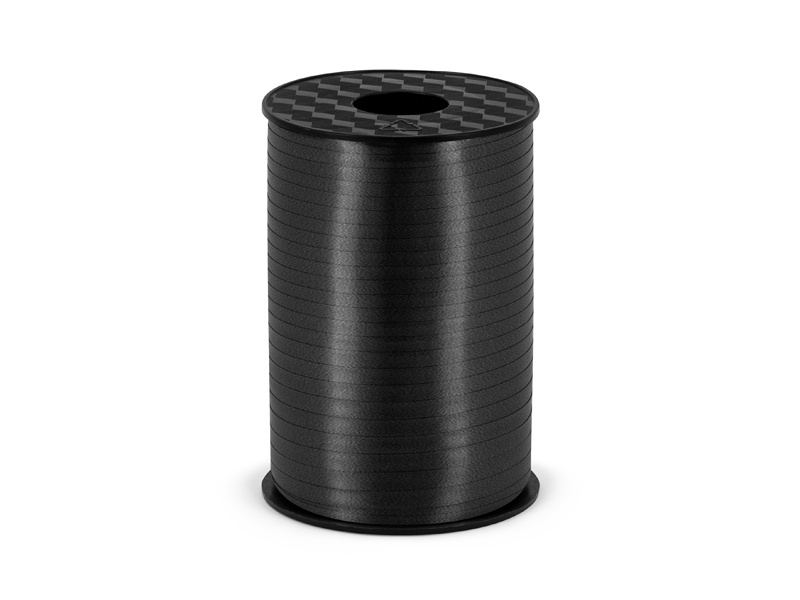 Wstążka plastikowa czarna 5mm/225m
