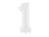 Balon foliowy Cyfra ''1'', 86 cm, biały