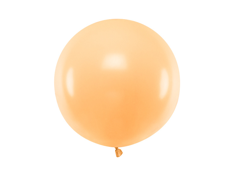 Balon okrągły 60cm Pastel Light Peach