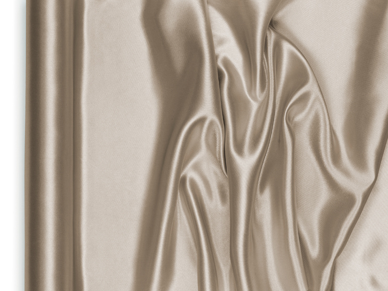 Satyna gładka zimne złoto - rolka materiału