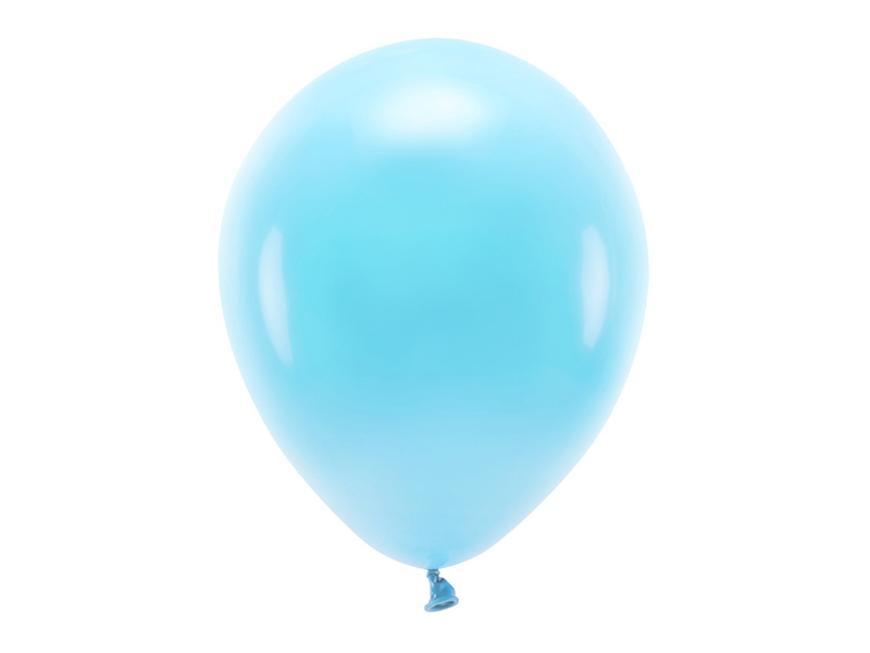 Balony Eco pastelowe jasny niebieski 30cm opakowanie 10 sztuk
