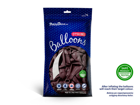 Balony Strong 27cm, Metallic Maroon (1 op. / 100 szt.)