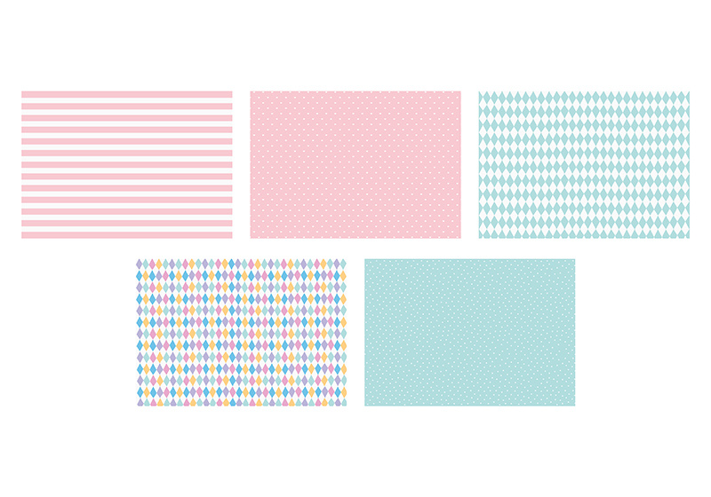 Papier do pakowania z motywem gwiazdek i pasków