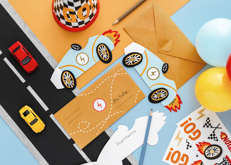 Naklejki Autka, mix - zdjęcie 4