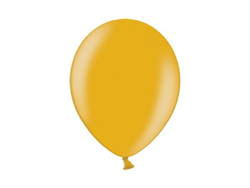 Balony 23cm, Metallic Gold (1 op. / 100 szt.)