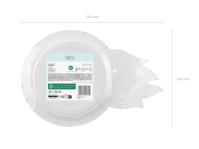 Talerzyki Koło w różnych kolorach