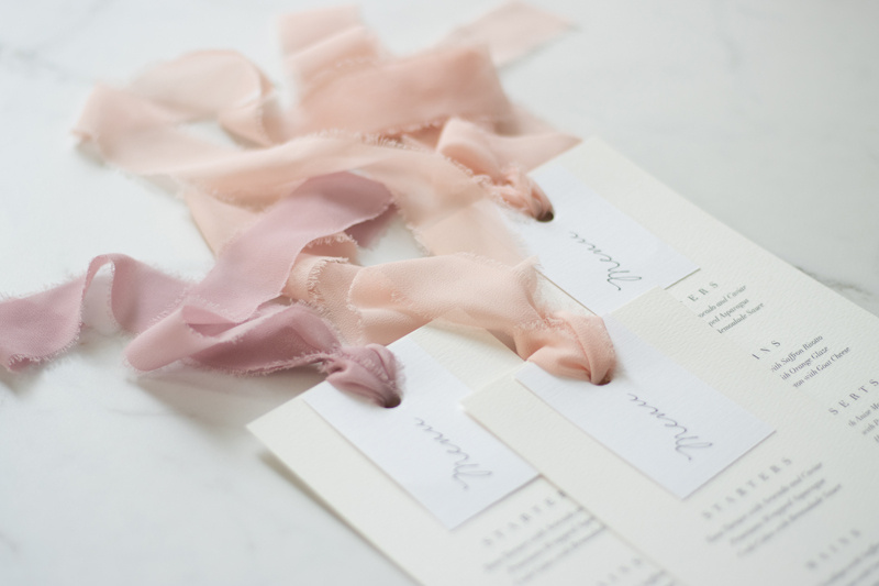 Wstążka szyfonowa liliowa 40mm - zdjęcie 3