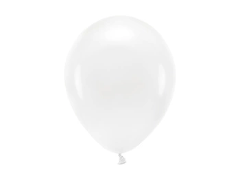 Balony Eco 26cm pastelowe, biały (1 op. / 100 szt.)