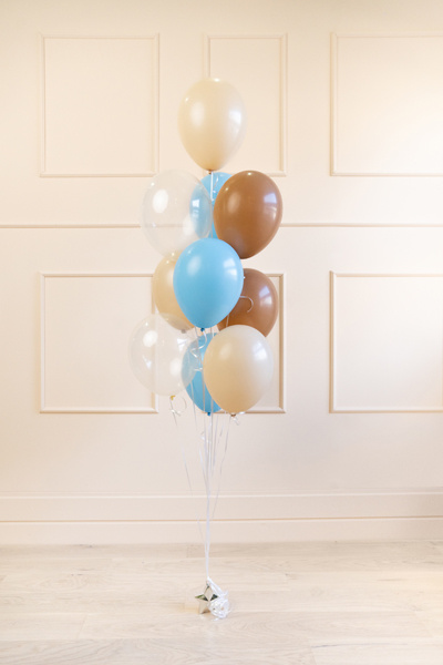 Balony pastelowe i transparentne - dekoracja