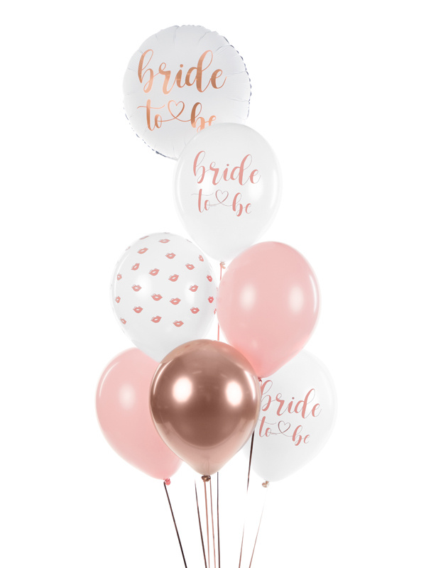 Balon foliowy Bride to be 45cm biały – opakowanie