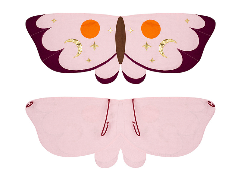 Strój dla dziewczynki Ćma - skrzydła mix kolorów