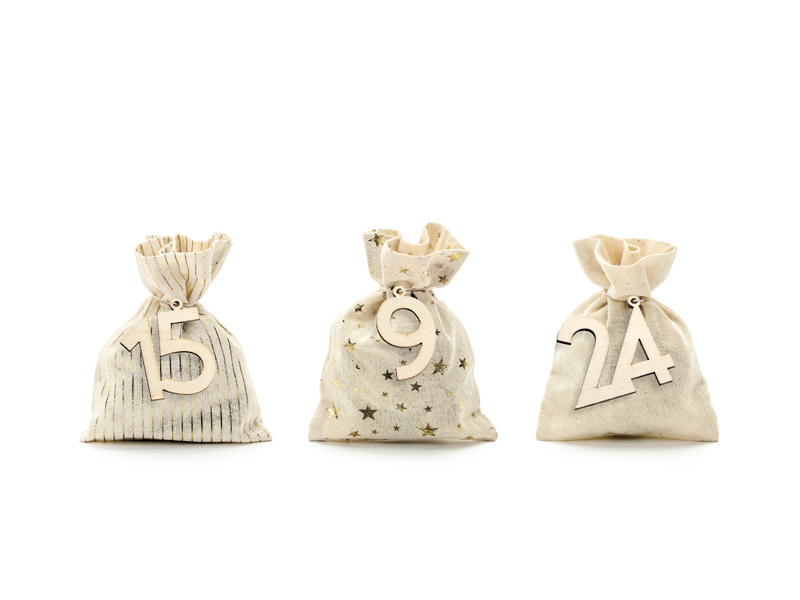 Kalendarz adwentowy Woreczki mix - zestaw