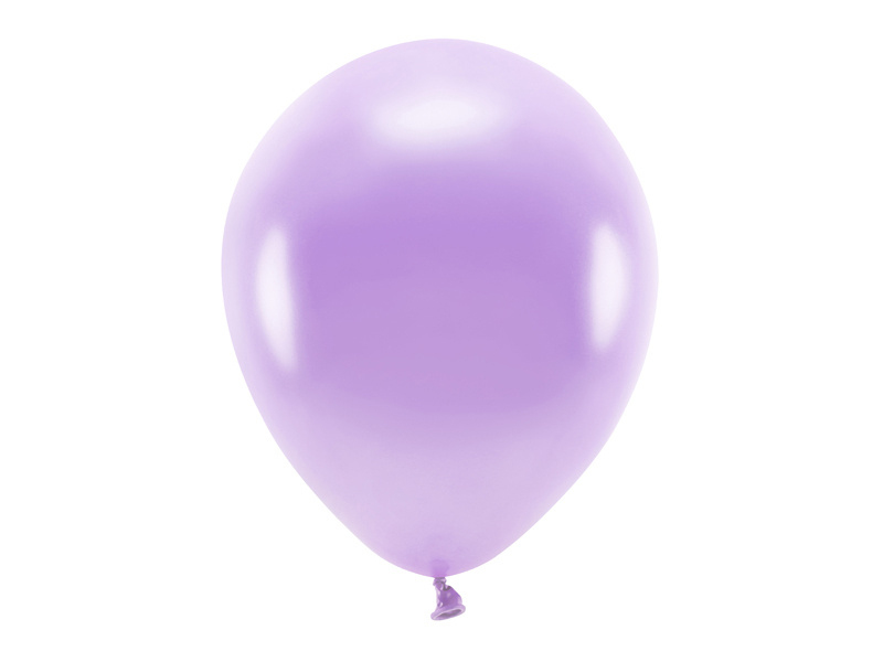 Balony Eco 30cm metalizowane lawenda - opakowanie 100 sztuk