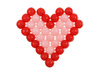 Siatka balonowa Serce, 63x58 cm