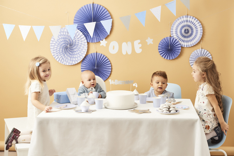 Girlanda 1st Birthday - Flagietki, 1,3m - zdjęcie 7
