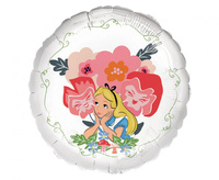 Balon foliowy Alicja w Krainie Czarów 46cm/1szt.
