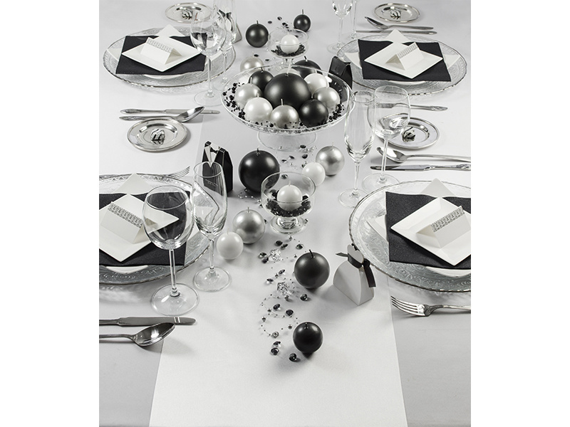 Satyna gładka biała 0,36 x 9 m - zdjęcie 3