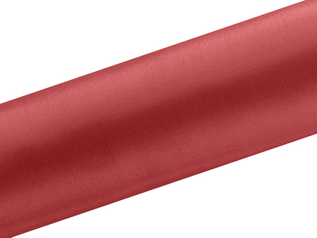 Satyna gładka, czerwony, 0,16 x 9m (1 szt. / 9 mb.)
