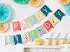 Baner Happy Birthday, mix, 15 x 175 cm
