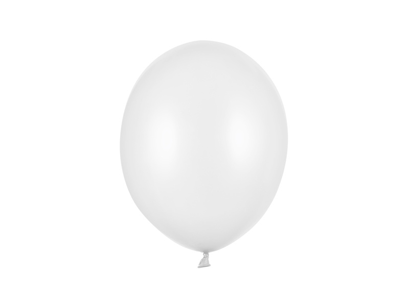 Balony Strong 27cm Metallic Pure White - zdjęcie 1