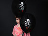 Balony 30cm, Piraci, Pastel Black (1 op. / 50 szt.)