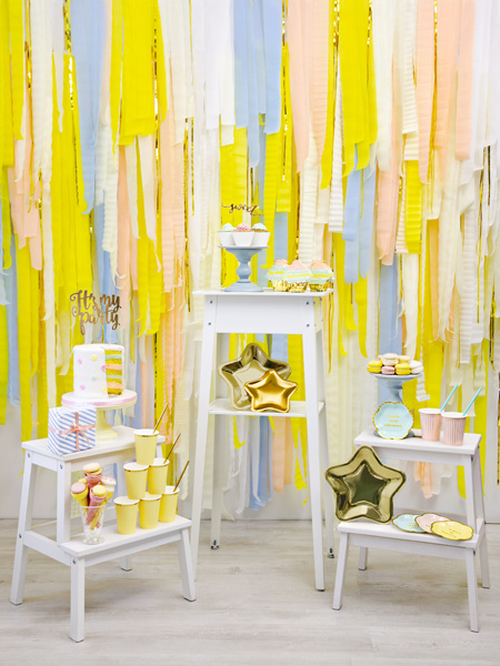 Talerzyki Gwiazdka złoty 23cm - zdjęcie 5