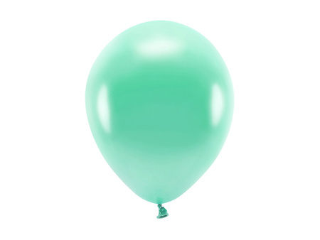 Balony Eco 26cm metalizowane, ciemna mięta (1 op. / 10 szt.)