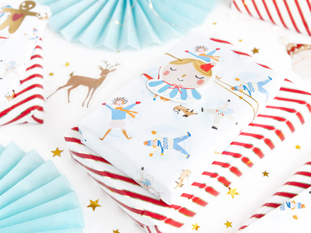 Papier do pakowania - Paski, 70x200cm