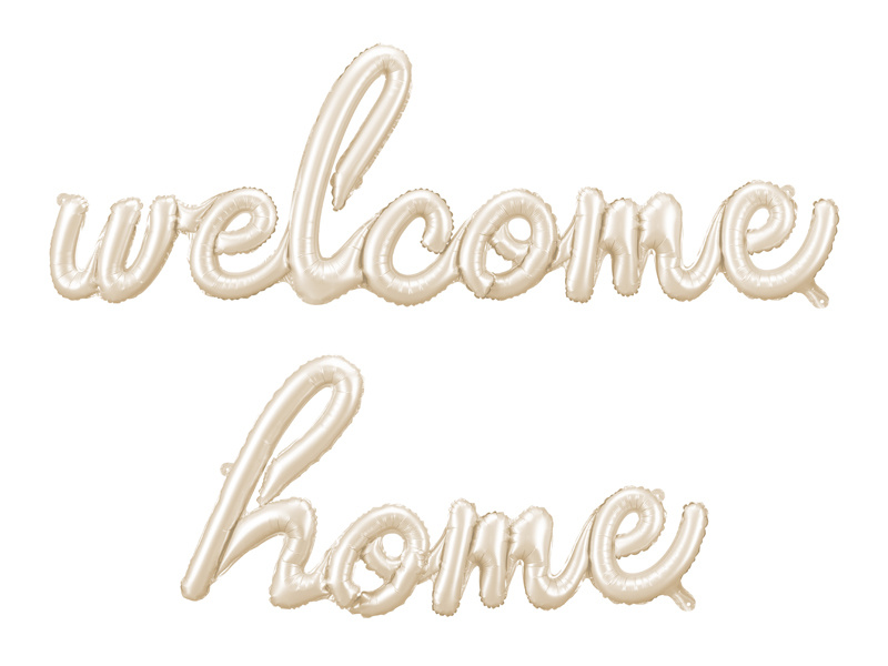 Balon foliowy Welcome Home cappuccino