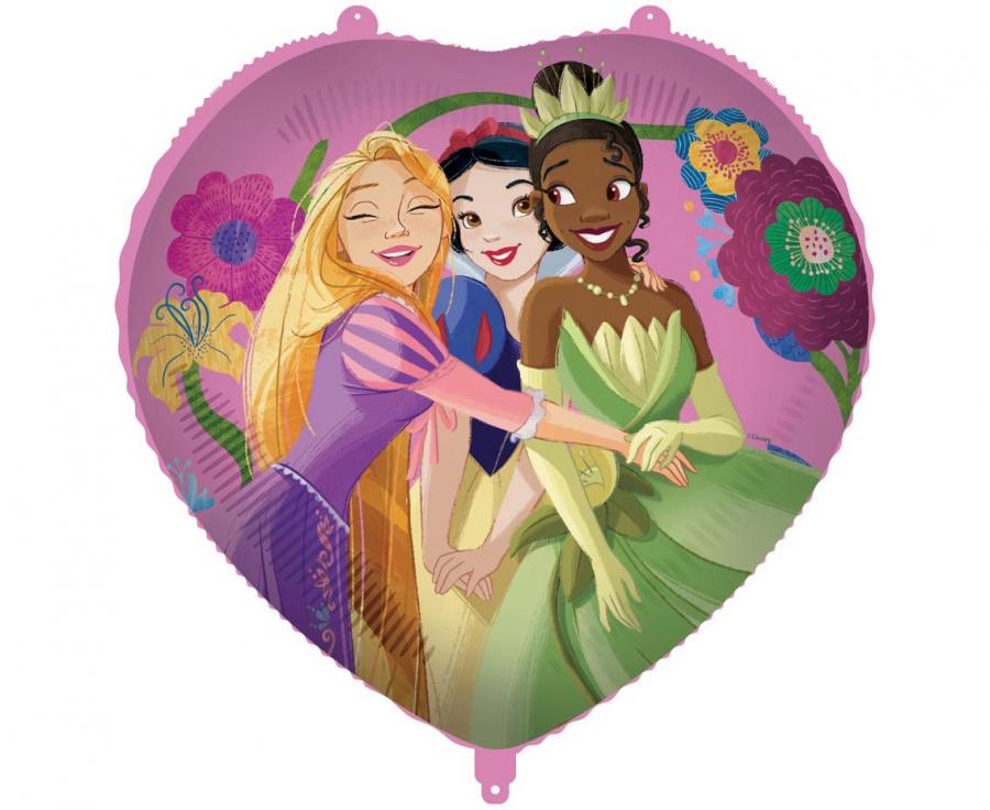 Balon foliowy Serce Princess Live Your Story Disney