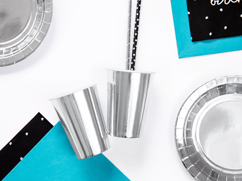 Kubeczki srebrne 220ml – zdjęcie 8