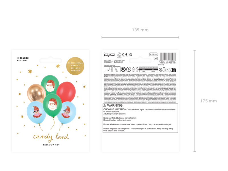 Balony Candy land - ekologiczny wybór