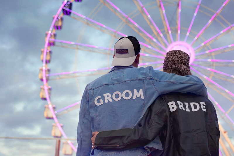 Naprasowanka BRIDE biały 24x6cm - zdjęcie 4