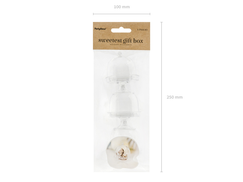 Pudełeczka Patera bezbarwny 5,5x7,5cm – propozycja dekoracji