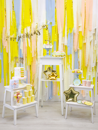 Baner Moje urodziny, złoty, 16,5x90cm