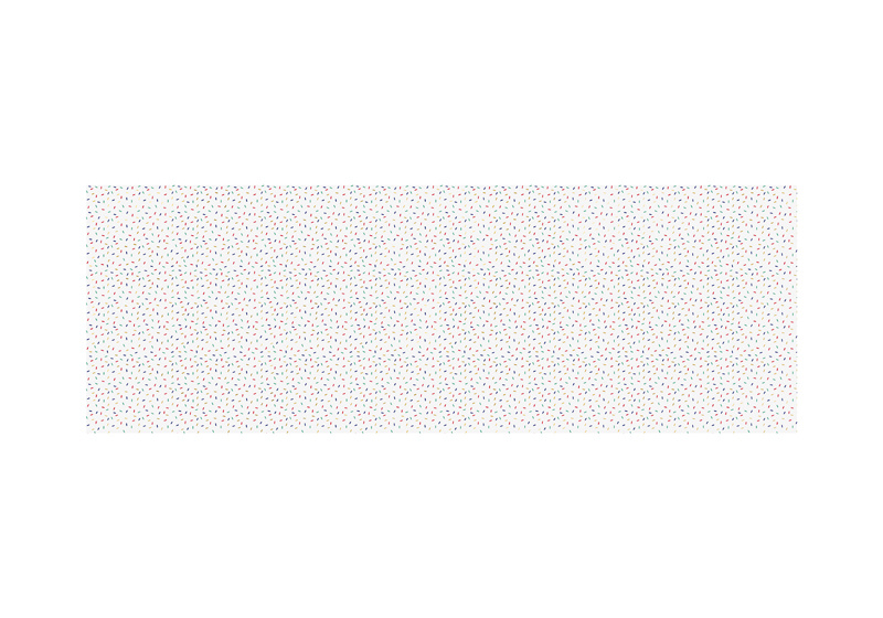 Papier do pakowania Posypka - detale nadruku