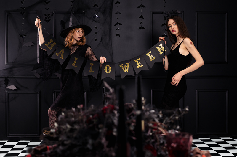 Baner Halloween czarny 20x175cm - zdjęcie 5