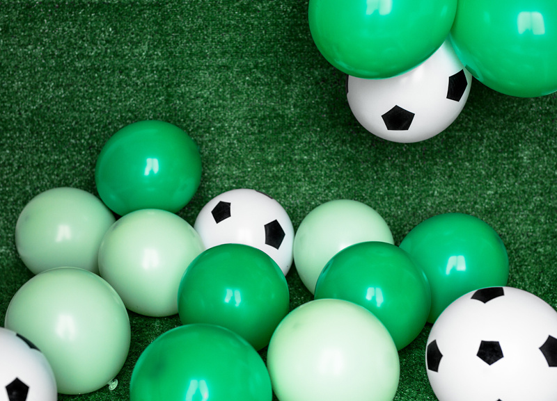 Balony Strong 27cm Pastel Green - detale