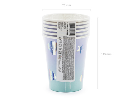 Kubeczki Narwal, mix, 220ml (1 op. / 6 szt.)