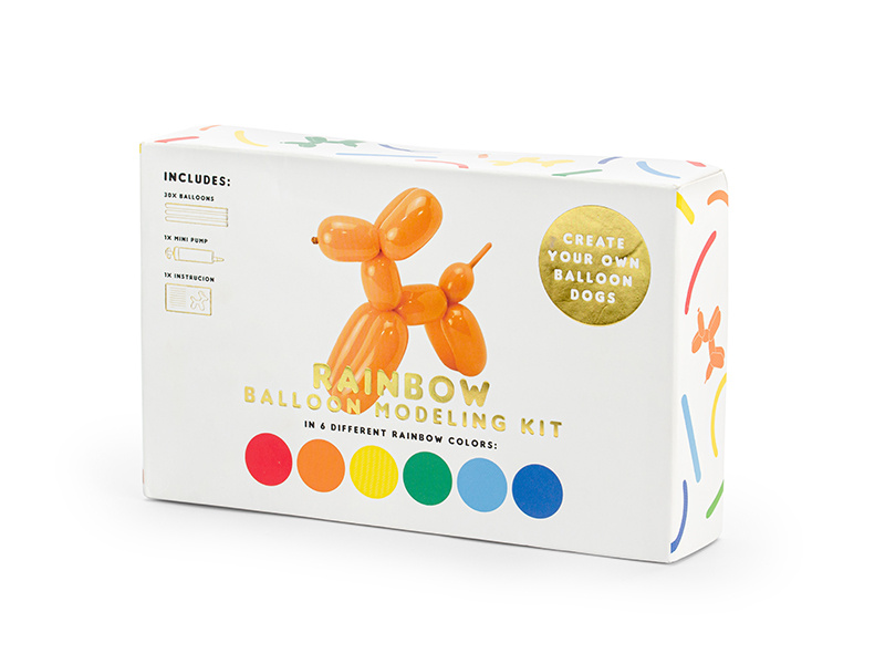 Balony modeliny pastelowe - inspiracje do modelowania