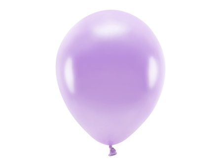 Balony Eco 30cm metalizowane, lawenda (1 op. / 100 szt.)